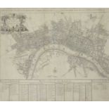 JOHN SENEX MAP OF LONDON,