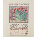 A LONDON TRAMWAY'S POSTER,