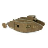 WW1 MARK VI 130 'NELSON' TANK BANK MODEL,