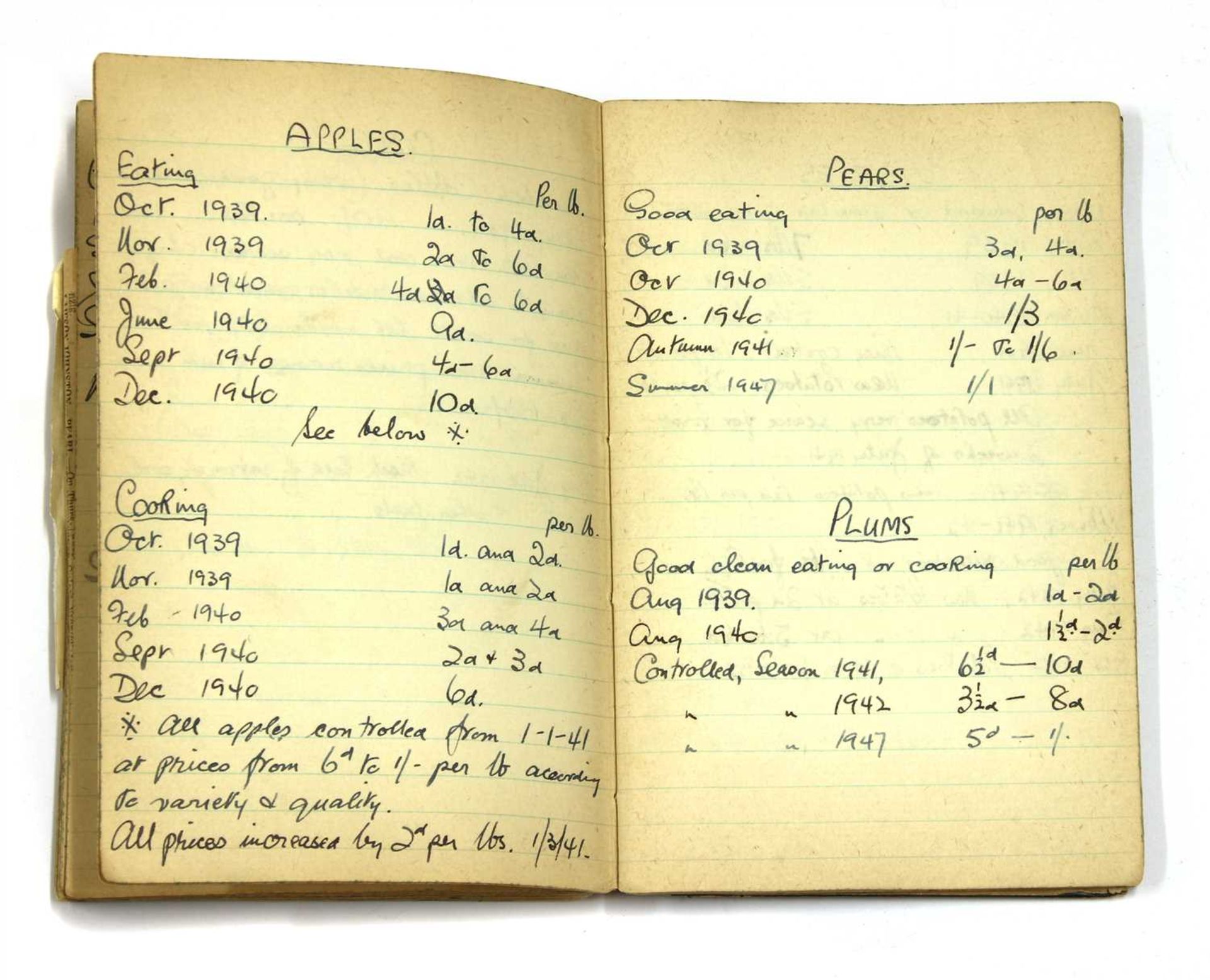 WW2 HOME FRONT ARP WARDEN'S PERSONAL NOTEBOOK, - Image 3 of 3