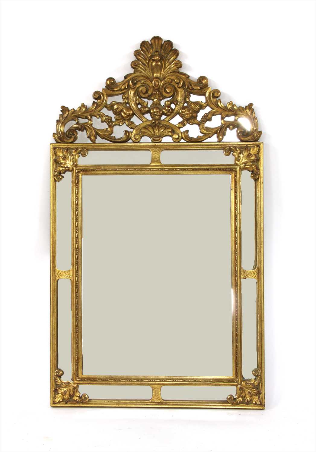 A Venetian style wall mirror,