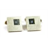 A pair of Danish sterling silver cufflinks,