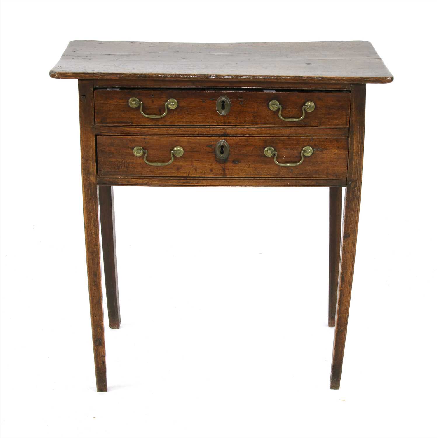 A small early 19th century oak table,