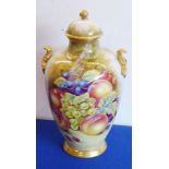 A matching en-suite smaller vase (cover affixed),