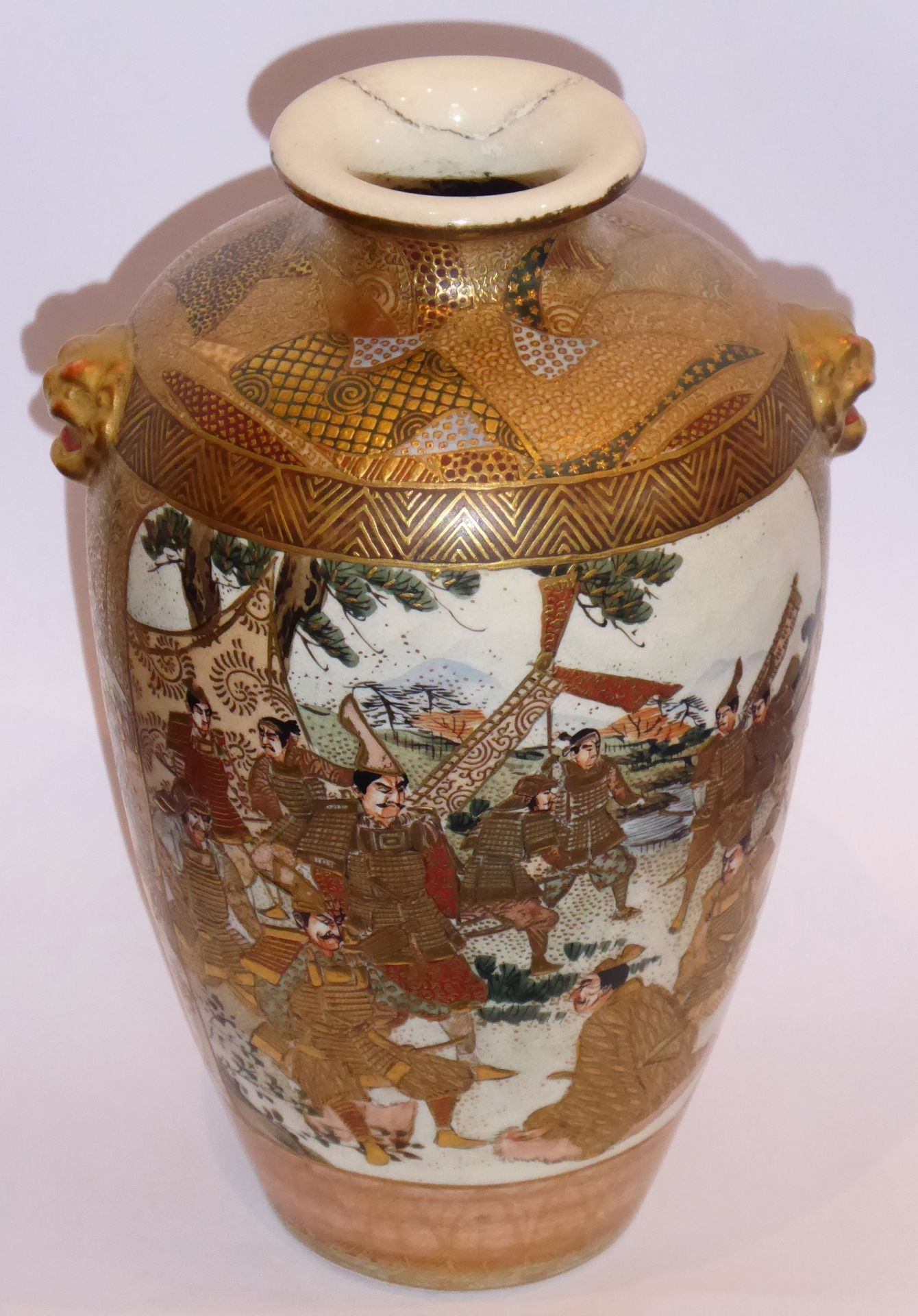 A late 19th/early 20th century Japanese Satsuma vase;