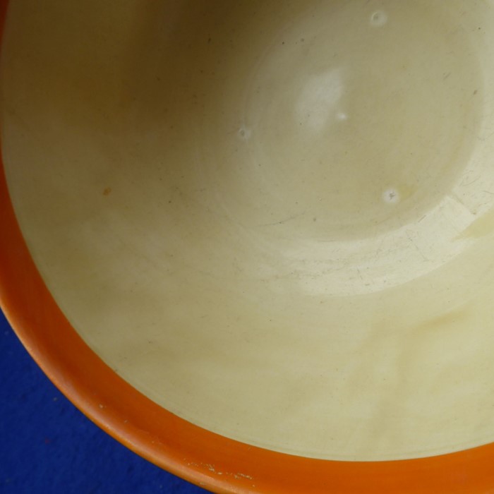 An Art Deco period Clarice Cliff Fantasque pottery bowl hand decorated in the Melon pattern, circa - Image 13 of 15