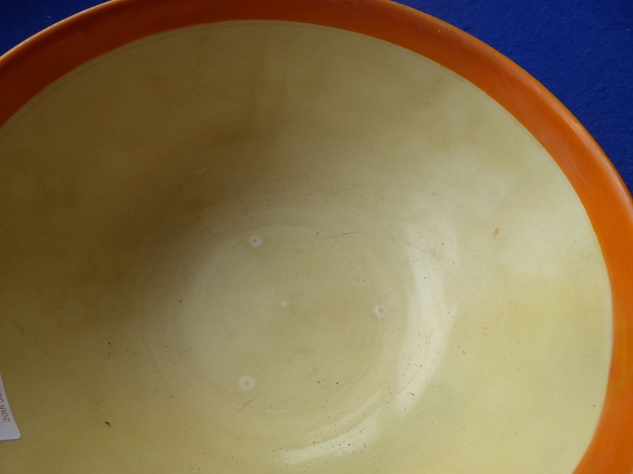 An Art Deco period Clarice Cliff Fantasque pottery bowl hand decorated in the Melon pattern, circa - Image 4 of 15