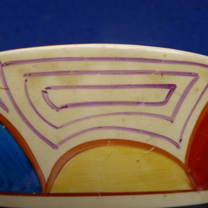 An Art Deco period Clarice Cliff Fantasque pottery bowl hand decorated in the Melon pattern, circa - Image 10 of 15