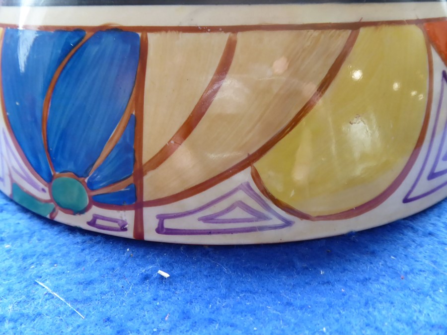 An Art Deco period Clarice Cliff Fantasque pottery bowl hand decorated in the Melon pattern, circa - Image 5 of 15
