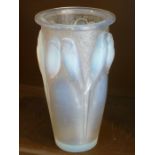 René Lalique (1860-1945), 'Ceylan', a clear frosted and opalescent glass vase introduced 1924,