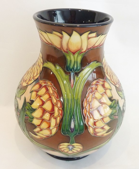 A large Moorcroft pottery vase (modern) - Image 2 of 6