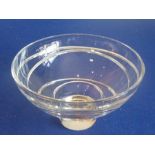 A modern Waterford Crystal bowl designed by Jasper Conran (25cm diameter)