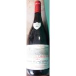 A single bottle of Clos St. Jacques 2001 - Domaine Armand Rousseau Père et Fils - Gevrey-Chambertin