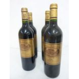 Four bottles of Château Batailley: 2 x 1998 and 2 x 2003