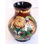 A large Moorcroft pottery vase (modern)