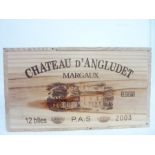 Château d'Angludet - 2003 - Margaux (12-bottle wooden case)