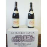 12 bottles of Gigondas: 6 x Domaine Le Clos des Cazaux - 2007 and  a cardboard case of 6 x Domaine