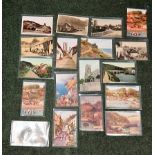 Collection of eighteen postcards of Somerset and Devon interest, relating to Minehead, Dulverton,