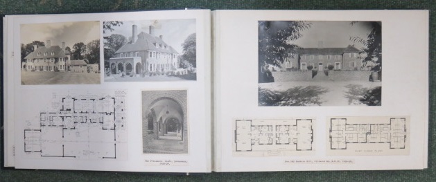 Photograph album containing nearly sixty pages of photographs and architectural plans of the work - Image 6 of 60