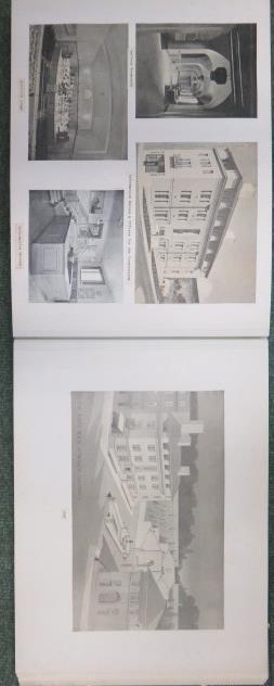 Photograph album containing nearly sixty pages of photographs and architectural plans of the work - Image 29 of 60