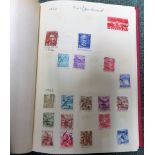 Stamp album of Switzerland interest from 1882 to 2001, mostly commemorative, with some pro