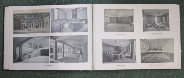 Photograph album containing nearly sixty pages of photographs and architectural plans of the work - Image 14 of 60