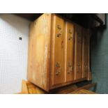 Pine chest of four drawers 80cm x 72m x 43cm