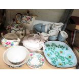 Royal Doulton 'Rose Elegans' part tea service, together with other ceramics