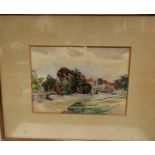 Arthur Cottam, a watercolour titled the, River Parrett, Bridgwater, monogrammed and dated, 19.9.