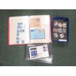 Great Britain stamp album together with First Day Covers etc