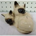 Royal Doulton Siamese Kittens, numbered to the underside 1296
