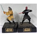 Two un-boxed Star Wars toys to include, Darth Maul and Qui-Gon Linn