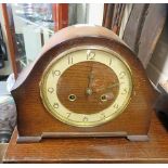 Oak mantel clock