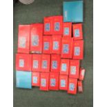 Quantity of Tri-ang Mini Motorways accessories, with duplications to include Shell BP Yellow Tanker;