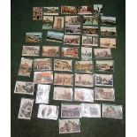 Quantity of postcards of Somerset interest relating to Weston Super Mare, Burnham on Sea, Cheddar,