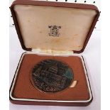 Replica medallion 'To Her Majesty Queen Elizabeth the Queen Mother on the occasion of Her 80th