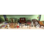 Quantity of dolls house furniture