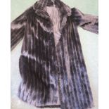 Fur coat, size 14