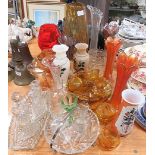 Quantity of glass, silver plate, ceramics etc