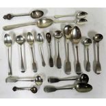 Quantity of hallmarked silver tea spoons, gross weight 7ozt