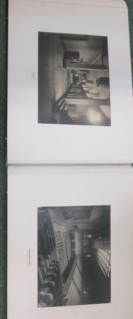 Photograph album containing nearly sixty pages of photographs and architectural plans of the work - Image 28 of 60