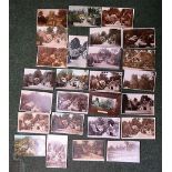 Quantity of postcards relating to Cockington Village near Torquay in Devon