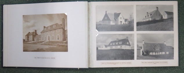 Photograph album containing nearly sixty pages of photographs and architectural plans of the work - Image 8 of 60