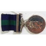 British General Service Medal (1918-1962) with Malaya Clasp to CFN WA Williams REME, in original box