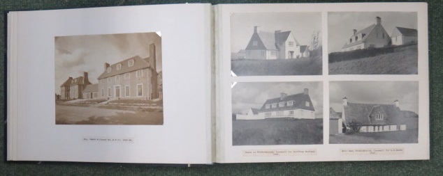 Photograph album containing nearly sixty pages of photographs and architectural plans of the work - Image 7 of 60