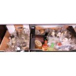 Quantity of glass, ceramics, silver plate etc