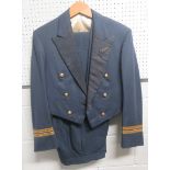 An RAF mess dress to a Flight Lieutenant Navigator including jacket, waistcoat and trousers with