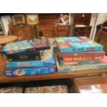 Quantity of board games etc