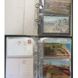 Collection of nearly one hundred topgraphical postcards relating mainly to Eastbourne