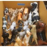 Quantity of dog ornaments